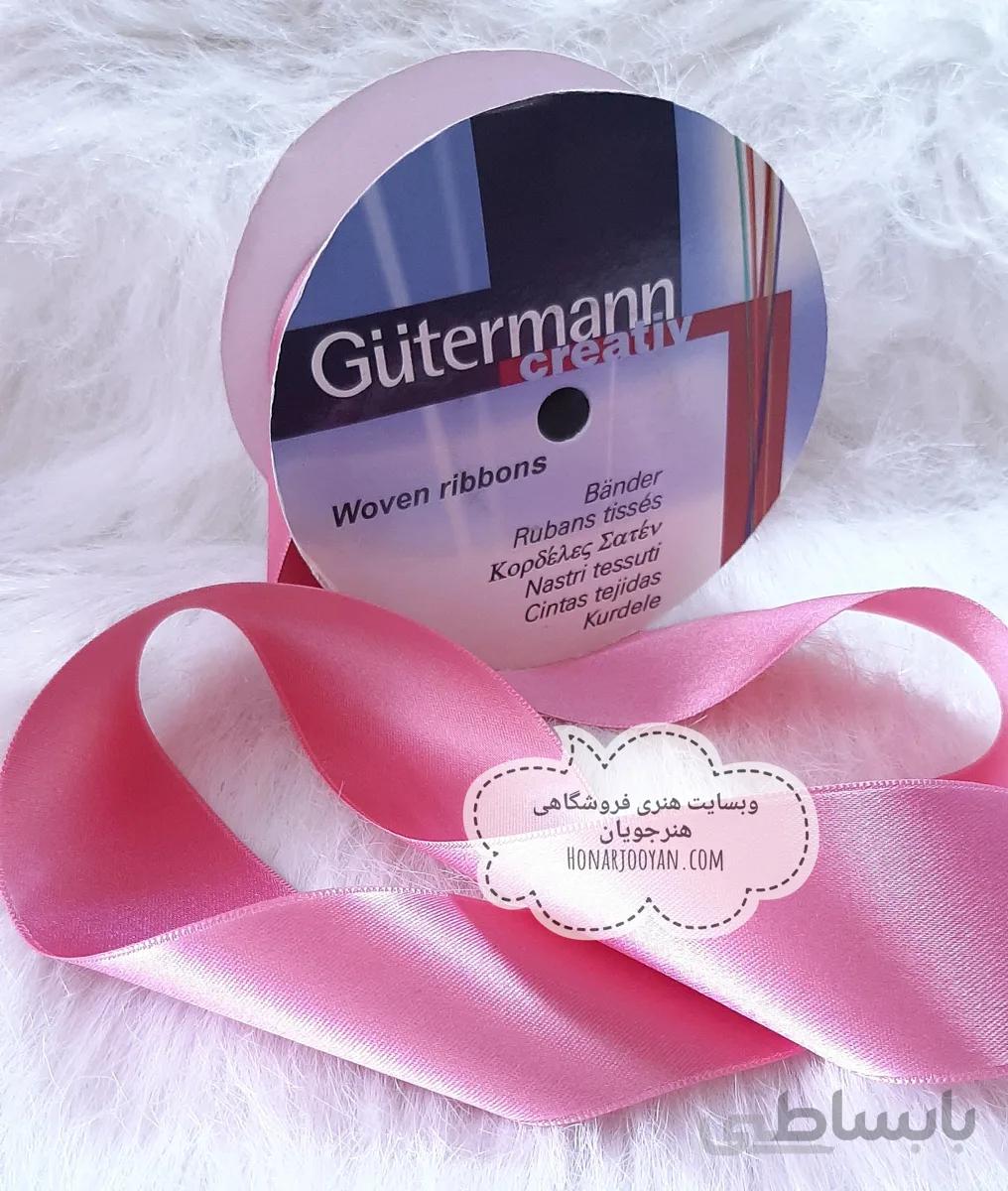 روبان 2رو ساتن عرض 38 میل برند Gutermann اسپانیا کد 663(فروش بصورت متری)