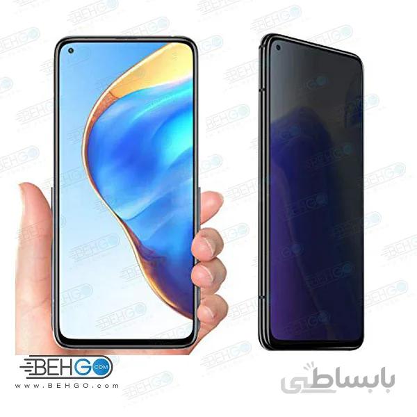 گلس حریم شخصی گوشی شیائومی Mi 10T pro و Mi10T گلس خصوصی شیشه ای پرایوسی ا Privacy Glass for Xiaomi Mi 10T