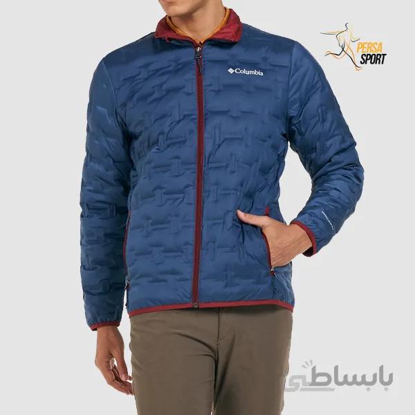 کاپشن پر مردانه کلمبیا Delta Ridge Down Jacket Blue