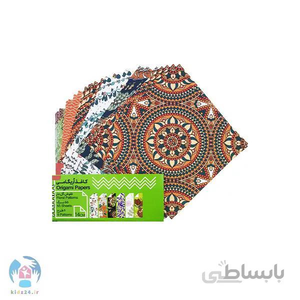 کاغذ اوریگامی گلدار