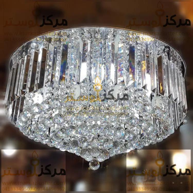 لوستر سقفی دایره سایز 75 مدل دیانا
