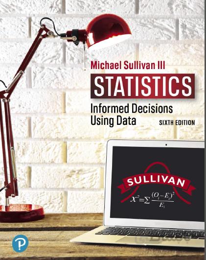 دانلود کتاب Statistics: Informed Decisions Using Data (6th Edition) [2020] - Original PDF