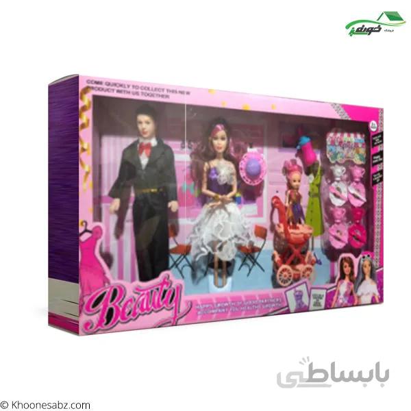 اسباب بازی سیسمونی عروس و داماد مدل Y56-K2