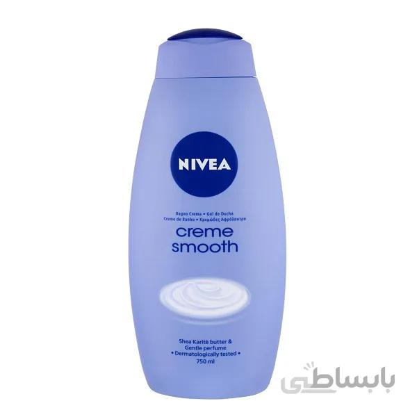 شامپو بدن کرمی نیوآ مدل Creme Smooth حجم 750 میلی لیتر ا NIVEA Creme Smooth body shampoo, volume 750 ml