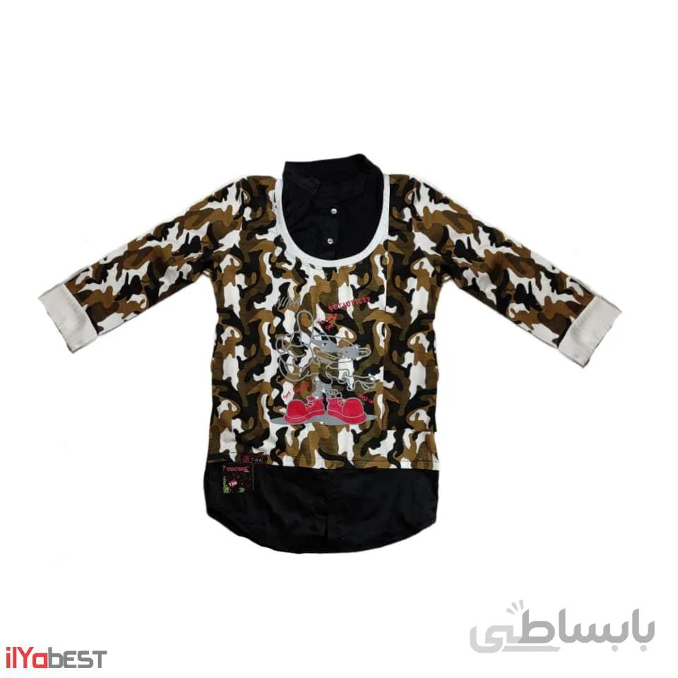 پلوشرت ارتشی دخترانه