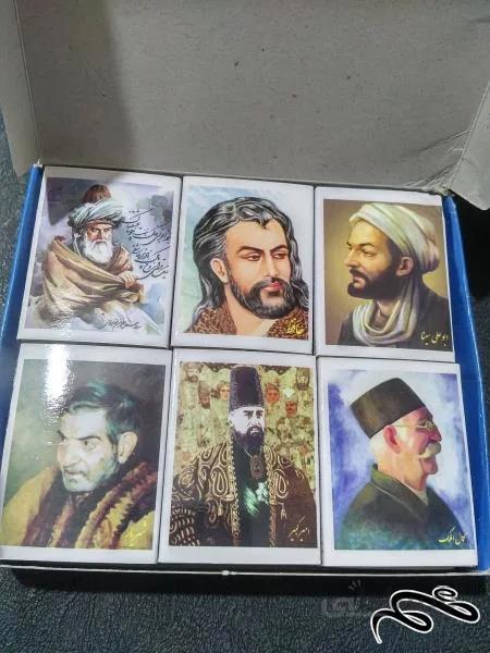 مجموعه کبریت مشاهیر ایران ۱۲ عددی ساخت توکلی