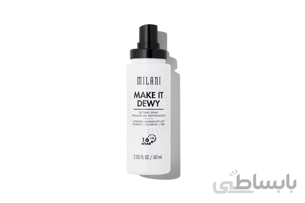 اسپری فیکساتور ارایش میلانی مرطوب کننده حجم 60 میلی لیتر
