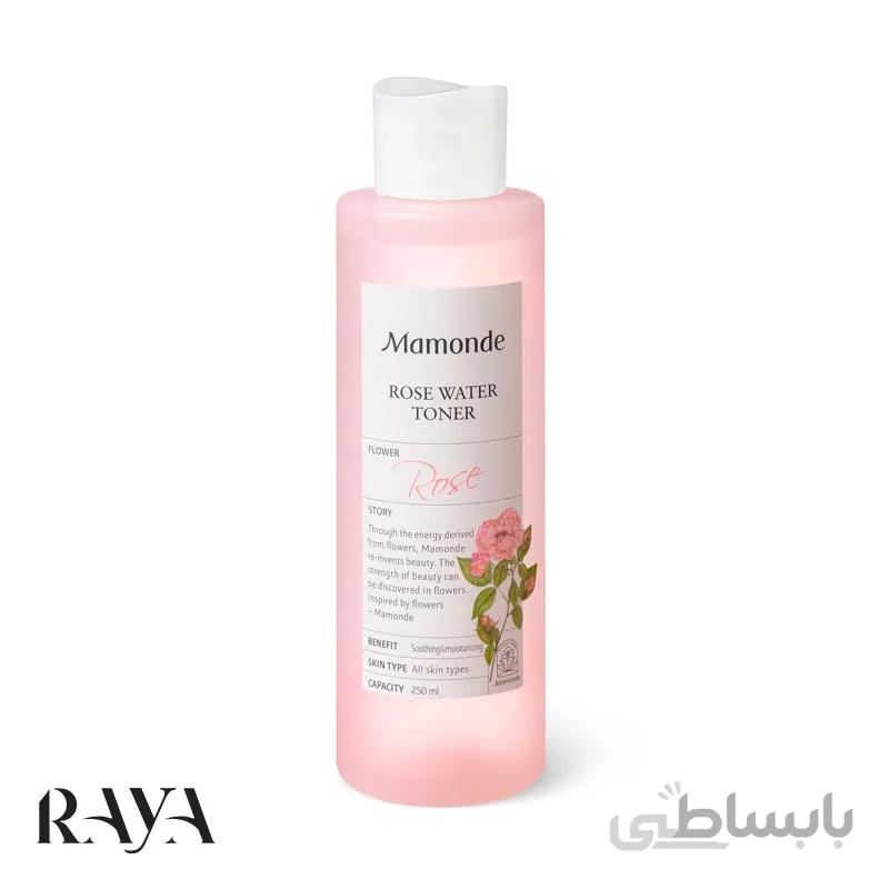 تونر گل رز ماموند حجم 25ML ا Mamonde Rose Water Toner