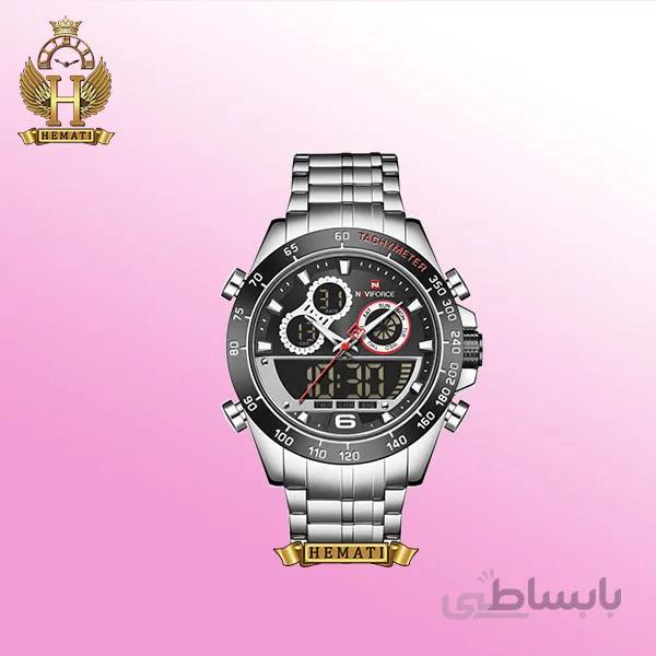 ساعت مچی مردانه نیوی فورس NAVIFORCE NF9188M نقره ای