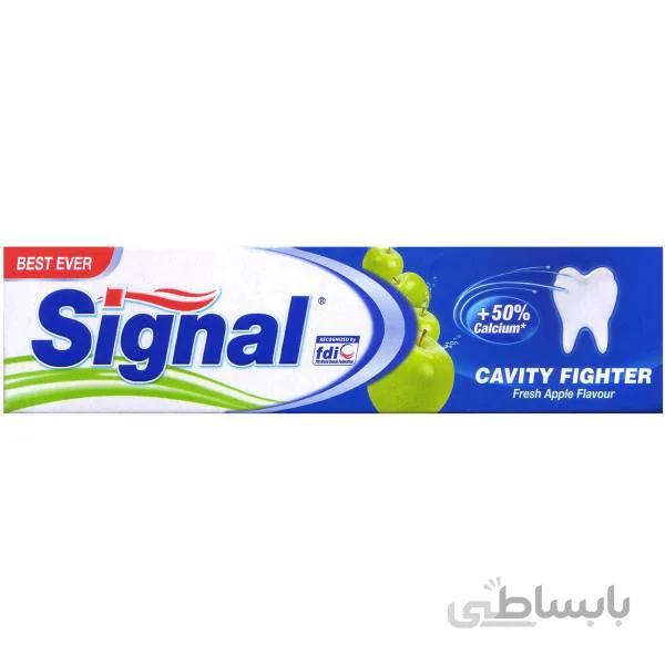 خمیر دندان ضد‌ پوسیدگی سیگنال با طعم سیب 100 میلی لیتر ا Signal Toothpaste