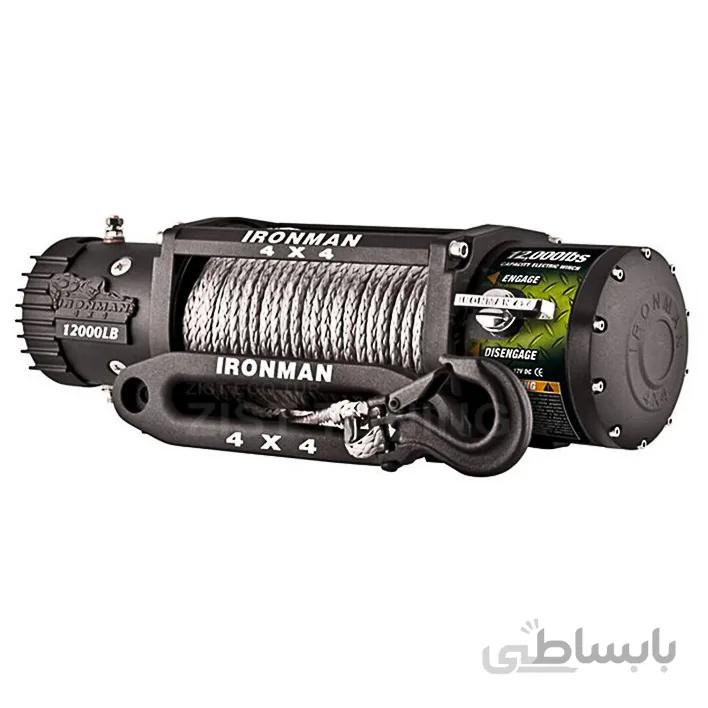 وینچ 5.4 تن MONSTER کابل سنتتیک IRONMAN4x4 مدل ZIM009