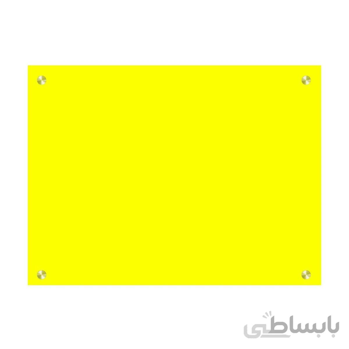 تخته وایت برد شیشه ای مدل CG86 سایز ۶۰ × ۸۰ سانتی متر