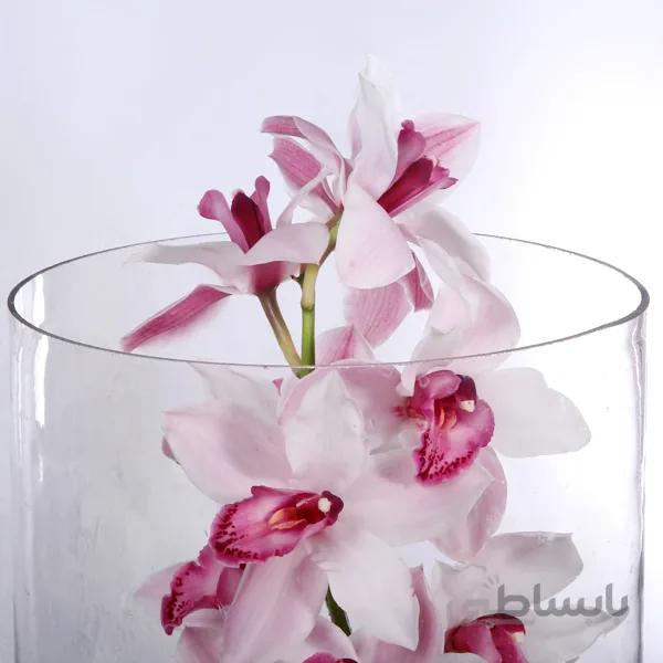 گلدان شیشه ای ارکیده