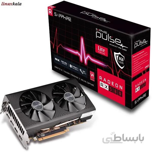 کارت گرافیک SAPPHIRE PULSE RX 580 8G G5