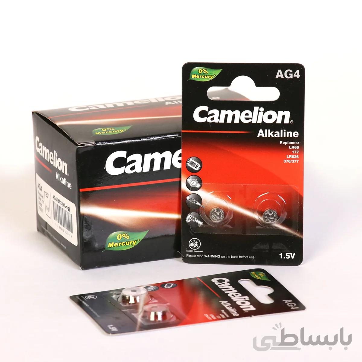 باتری ساعتی کملیون مدل AG4 بسته 2 عددی