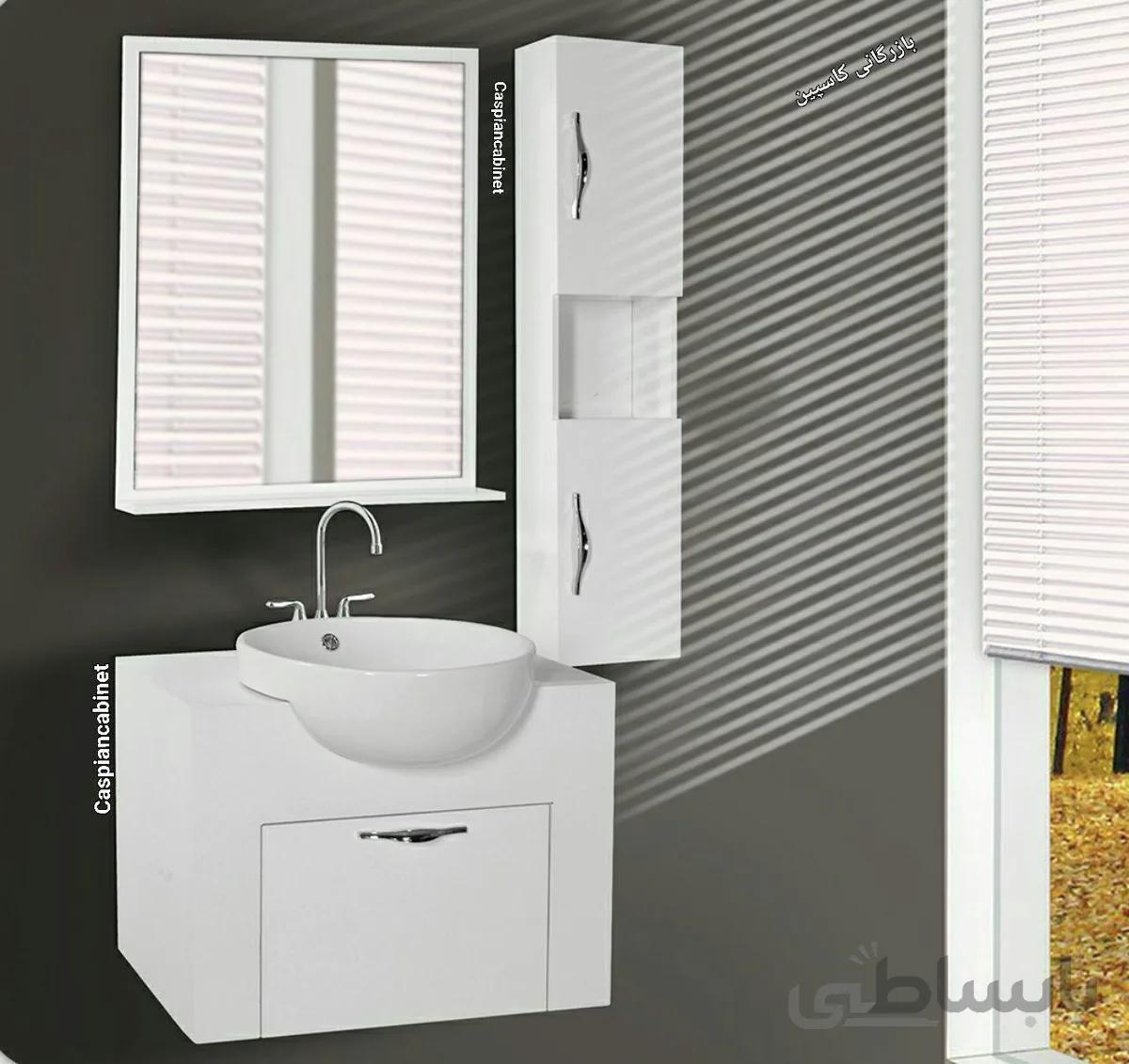 روشویی کابینت دار کمد رووشویی ID9000در اندازه75 سانت ا روشویی کابینت دار کمد رووشویی ID9000در اندازه75 سانت