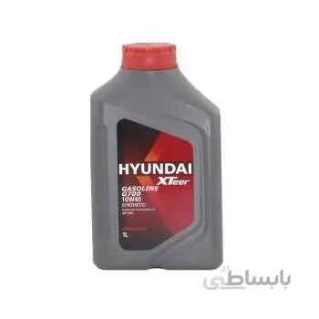 روغن موتور خودرو هیوندای اکستیر مدل G700 10W40 SN حجم 1 لیتر