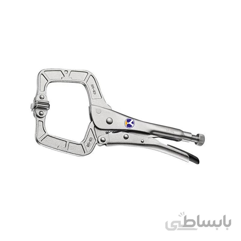 انبر قفلی C شکل با فک تخت 24 اینچ مدل 66024D فورس