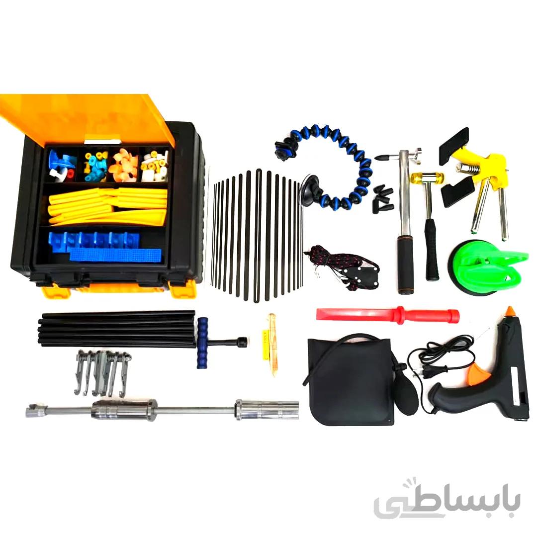 ابزار تگرگ کش صافکاری 76 پارچه بدون رنگ PDR