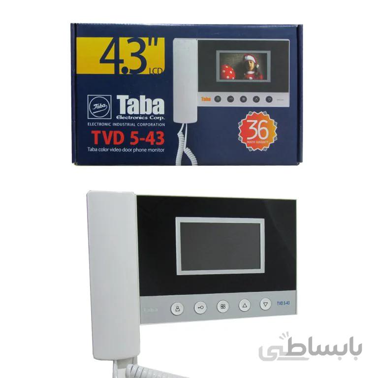 مانیتور تصویری 4.3 اینچی تابا الکترونیک مدل 43-5