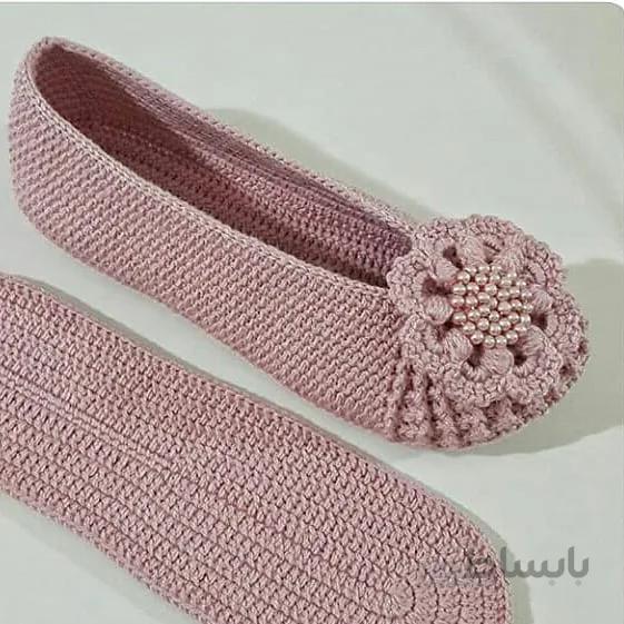 پاپوش بافتنی زنانه sindra مدل FF-AA-66