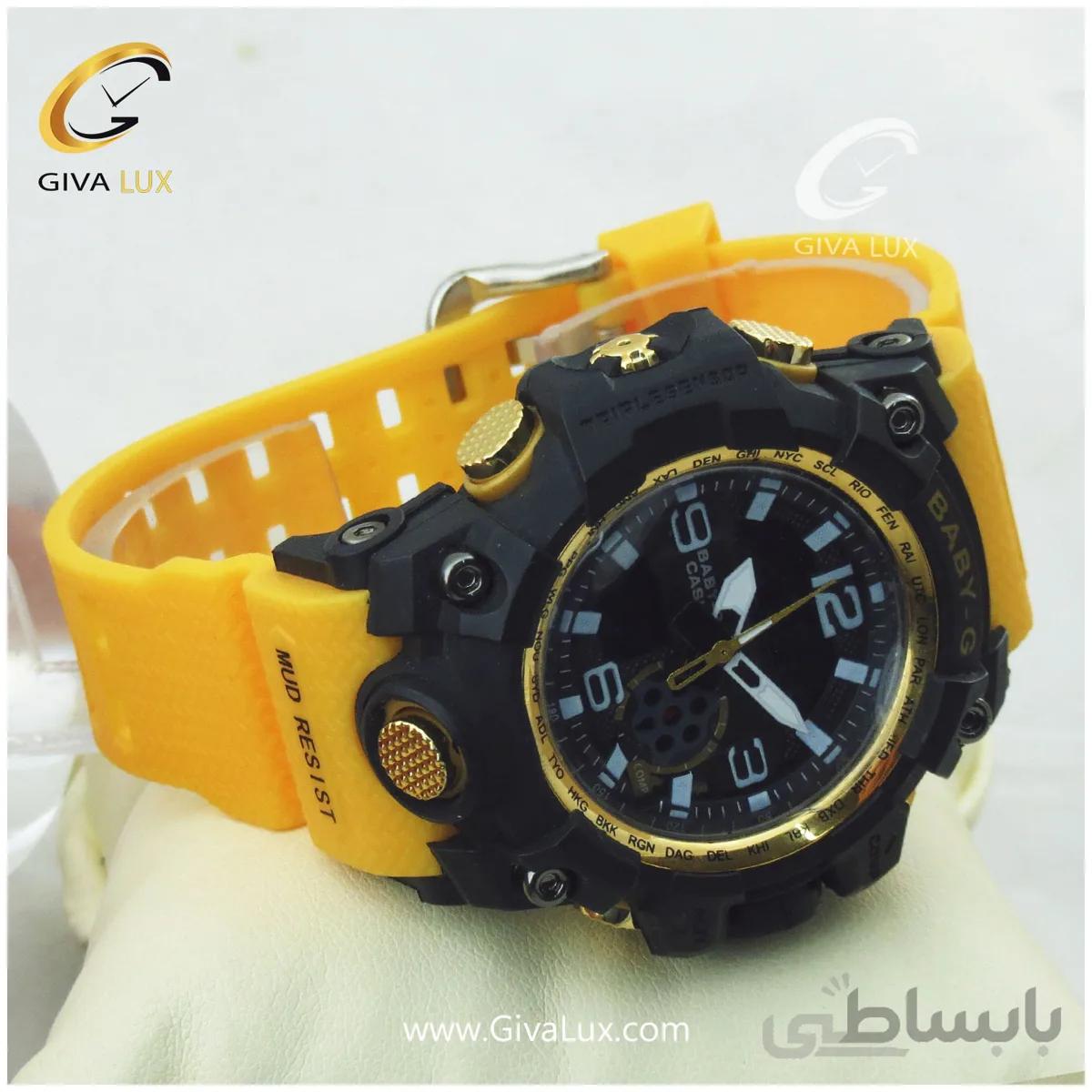 ساعت مچی اسپرت کاسیو جی شاک (BABY-G) نارنجی