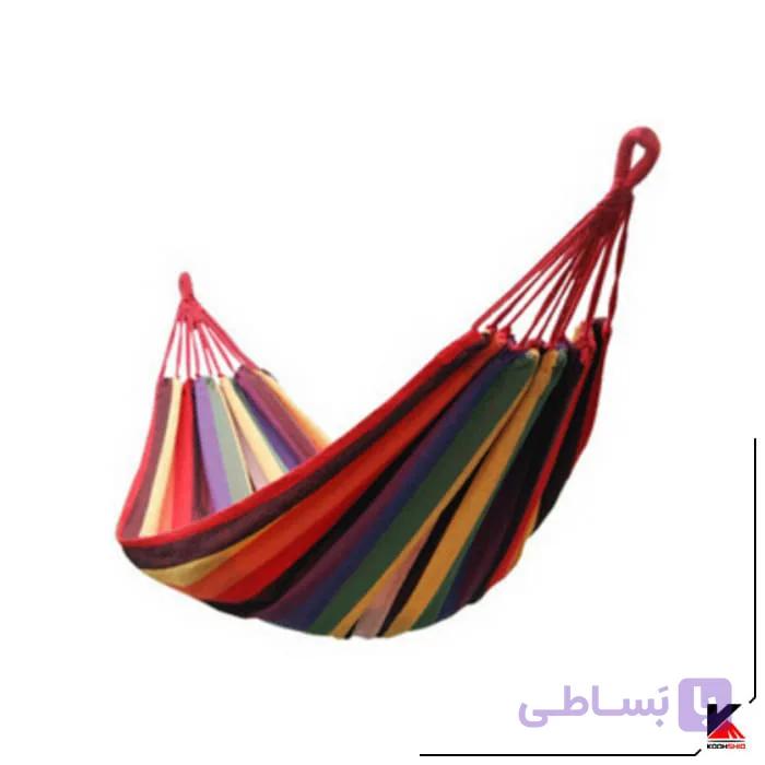 تخت آویز (ننو) کنفی تک نفره بدون چوب