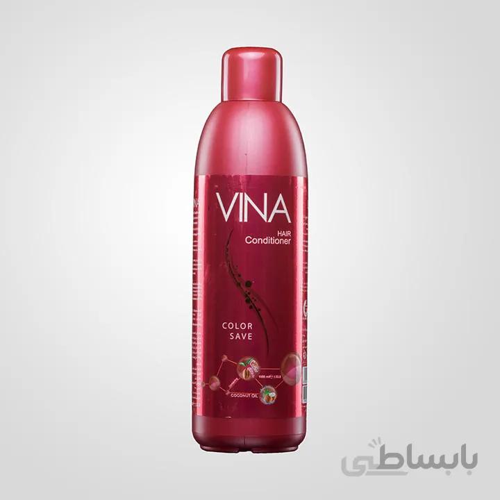 نرم کننده و تثبیت کننده رنگ مو وینا 1000 میل ا 1000ml Vina Hair conditioner