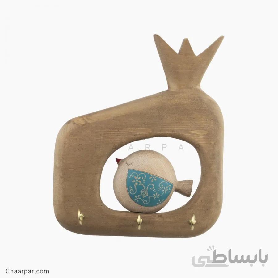 قاب جاکلیدی اناری پرنده تک
