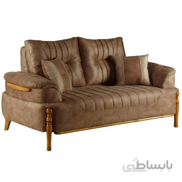 مبل راحتی سه نفره چشمه نور کد MA-405/3-BR-N