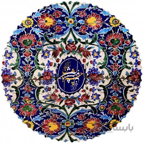 رومیزی مخمل گرد ترنج
