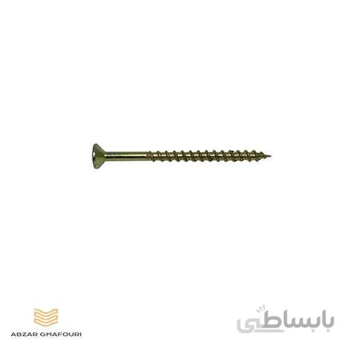 پیچ چوب زرد دوسو بسته 50 عددی