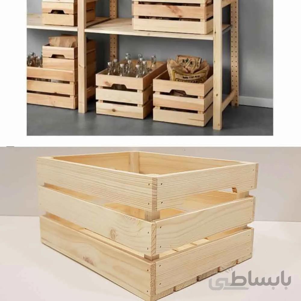 جعبه چوبی طرح ایکیا مدل h 15