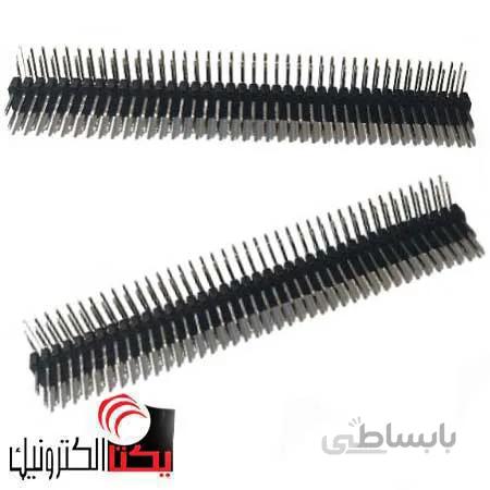 پین هدر نری رایت انگل 40*2 پین 2.54 میلیمتر