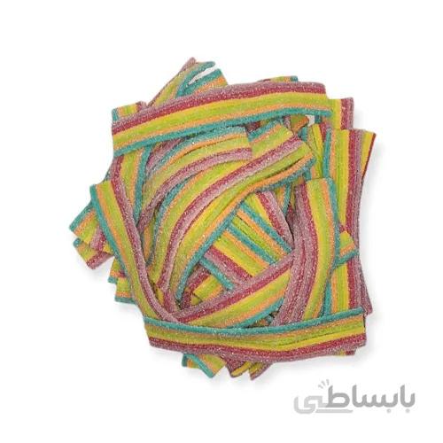 پاستیل نواری شکری بلند رنگین کمان
