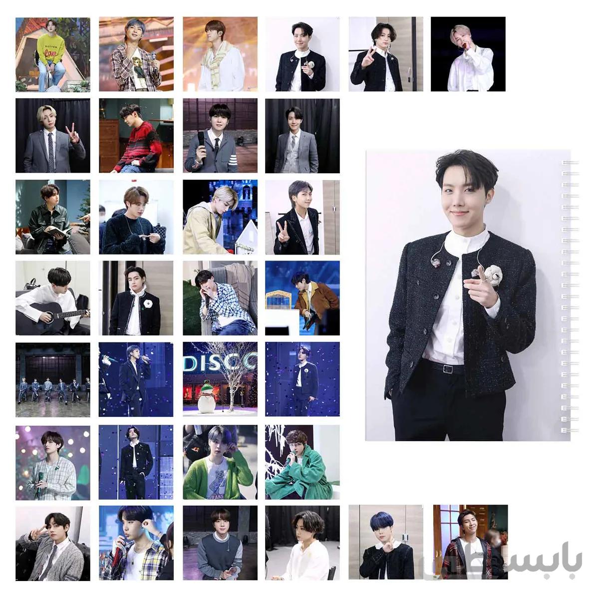 مجموعه 32 عددی فتوکارت BTS Life به همراه دفتر یادداشت کد 10111224