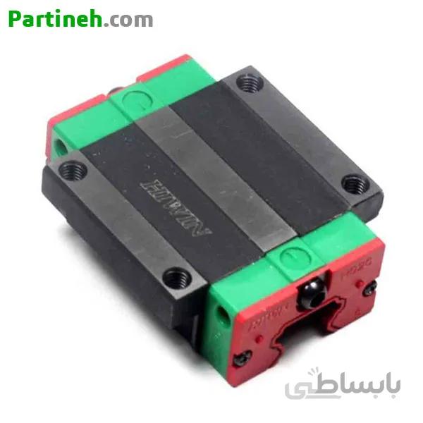 واگن برند هایوین (HIWIN) ساخت تایوان مدل HGW35CA عرض 35mm لبه دار ا HIWIN HGW35 Flanged Linear Guideway Block width 35mm