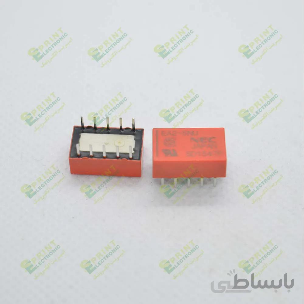 رله ۵ ولت مخابراتی 10 پایه 1 آمپر NEC EA2-5NU
