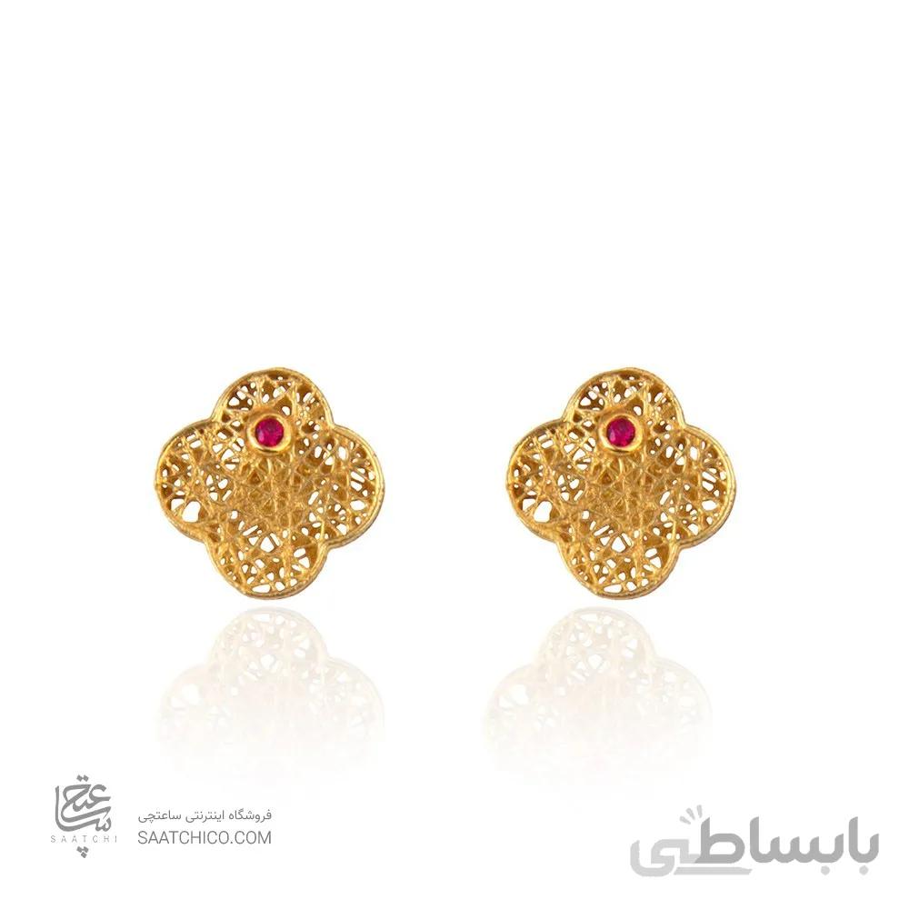 گوشواره طلا طرح ونکلیف فیوژن کد CE340