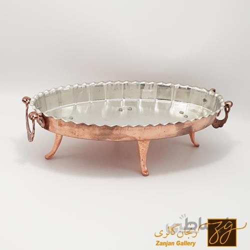 مرغ خوری مسی پایه بلند سایز بزرگ