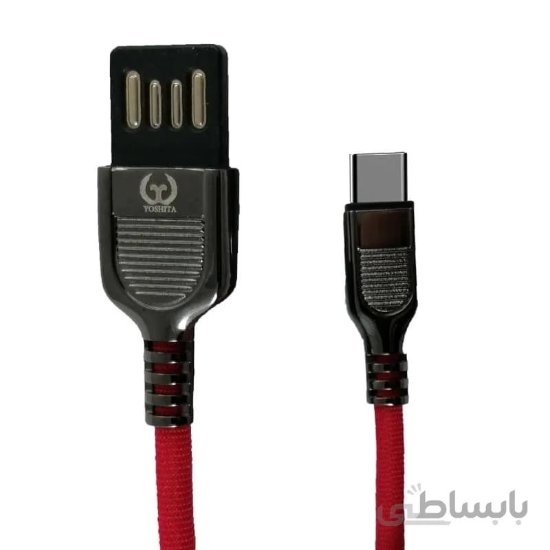 کابل تبدیل USB به USB-C یوشیتا مدل DK-A51 کد 677 طول 1 متر