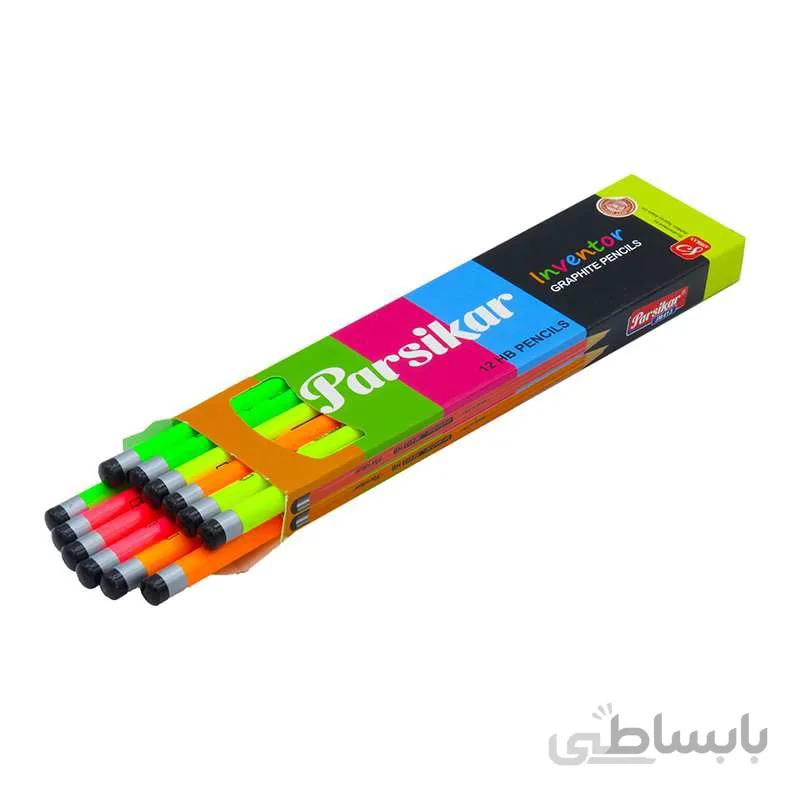 مداد مشکی پارسیکار مدل JM413 (بسته 72 عددی)