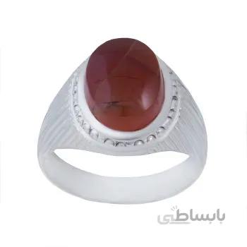 انگشتر نقره مردانه کد AM_079