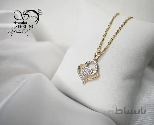 گردنبند زنانه طرح قلب برند ژوپینگ