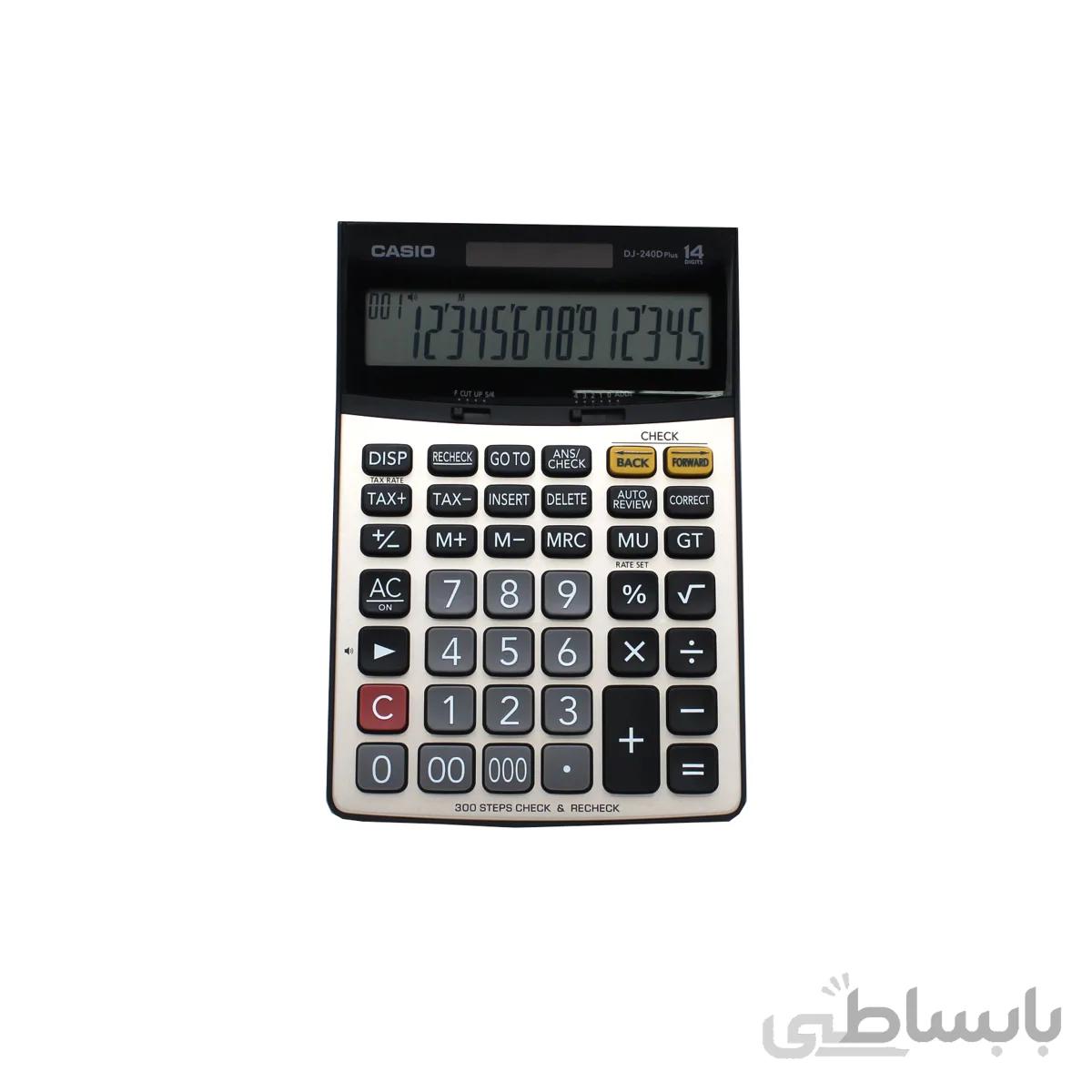 ماشین حساب کاسیو مدل DJ-240D Plus