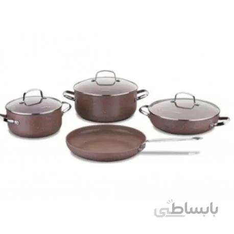 سرویس پخت و پز 7 پارچه کرکماز مدل براونی کد A2900