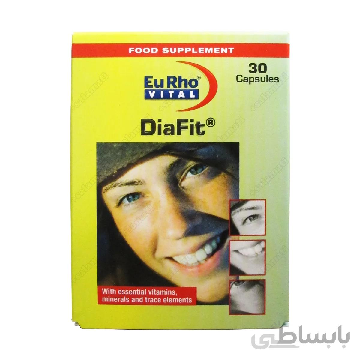 کپسول دیافیت یوروویتال مولتی ویتامین افراد دیابتی 60 عدد ا Diafit eutho vital 60 kapseln