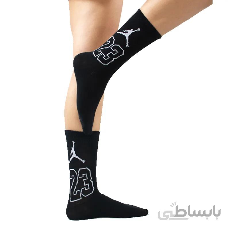 جوراب ساقدار اسپرت جردن مشکی آپتیمیست