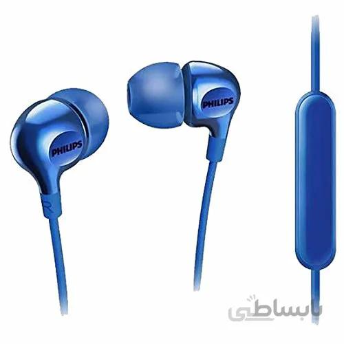 باس بزرگ فیلیپس در هدفون با میکروفون آبی (SHE3555BL / 27)