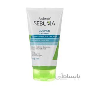 مایع شوینده غیرصابونی پوست های چرب وآکنه صورت LIQUIPAIN سبوما 150 میلی لیتر
